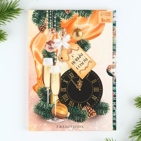 New Year. Diary in the gift box "Happy New Year"-6