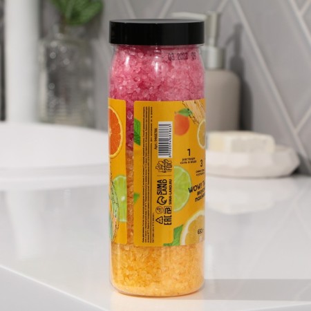 Bath Salt "Juicy Tropic", 650 g, Beauty Fox-2