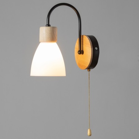 Bra "Vincent" E27 40W black 12x23.5 cm-1