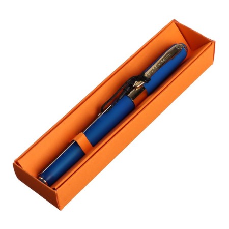 Ballic handle, 0.5 mm, Bruno VisConti Monaco, blue rod, bright blue body, in case-4