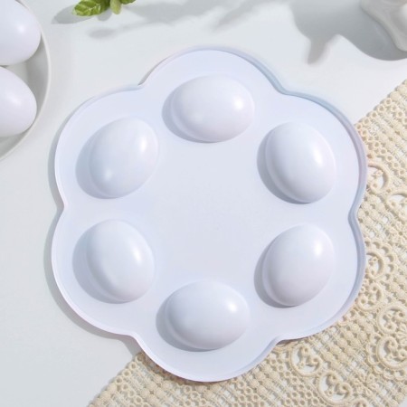 Easter stand for 6 eggs “Marble”, 21.5 x 19.9 cm.-5