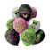 Latex ball 12 "" With DR Avocado! ", Pastel, 1-way, 5-sided, set 25 pcs., Mix