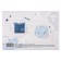 Organizer for storing things for a crib "Our little miracle" for a boy, 2 departments