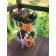 Flowers' set: shelf with baskets + pots, set 8 pcs., Mix