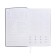 Lowed diary, 130x200 mm 128 sheets, leatherette, gray block 70 g/m2, lies, branch for a handle, gray