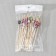 Skewers El Dia de Muertos, 25 pcs, 12 cm, bamboo, color mix