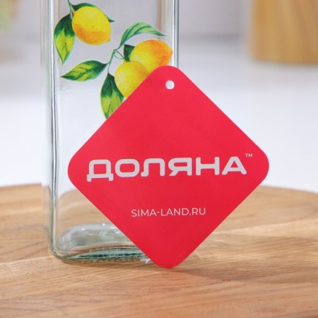 Glass bottle for sauces and oils of the Lemon Dilan, 500 ml, 6 × 29 cm-4
