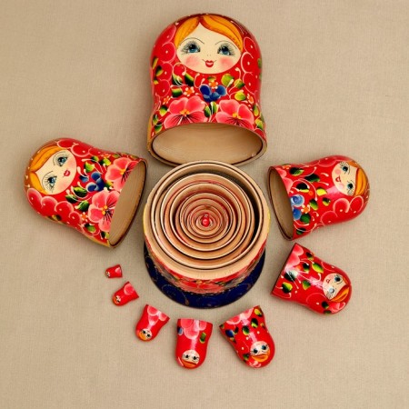 Матрёшка, 10 в 1, МИКС-2