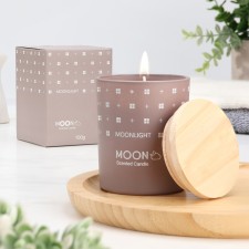 Aromatic candle in a glass 