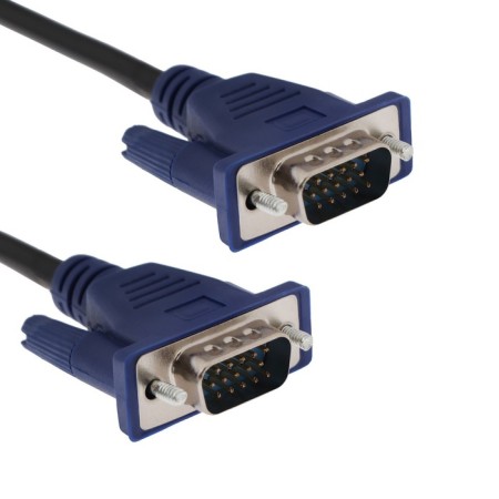 Video cable Luazon, VGA (M) - VGA (M), 1 m, black-1
