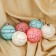Set of balls plastic D-6 cm, 6 pcs "Kracle" mix