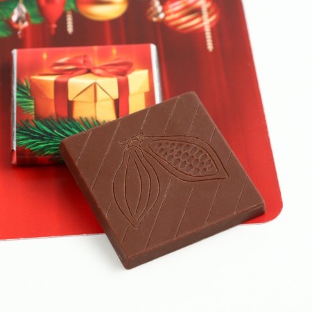 New Year! Chocolate in the postcard of the "Magic New Year", 1 pc x 5 g-2