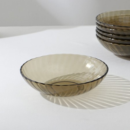 Elica table set, 44 items, glass, haze-8