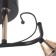Acapulko chandelier 2x60W E27 is brown, gold 48x28x24cm