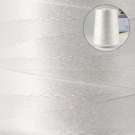 Threads 210LSh, 1000 m, white color No. 001-1