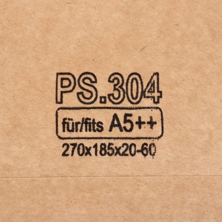 Mail box convert 270 x 185 mm, height 20-60 mm, microgofrot cardboard 1.0-1.8 mm, tear-off tape-6