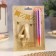 Candle for cake the number "Gran + Fountain" Golden "4"