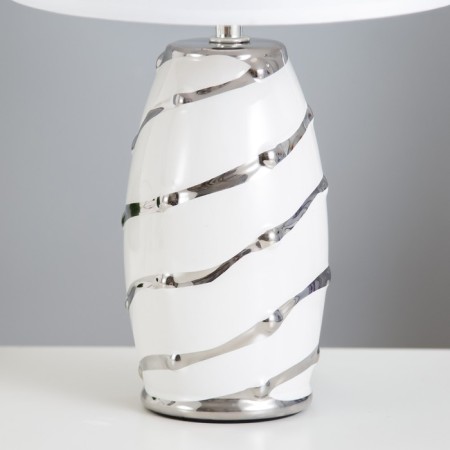 Table lamp 32155/1 E14 40W white 22x22x38 cm Risalux-3