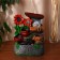 Sunflower Fountain at the Stone Fence 18x14x26 cm (with backlight)
