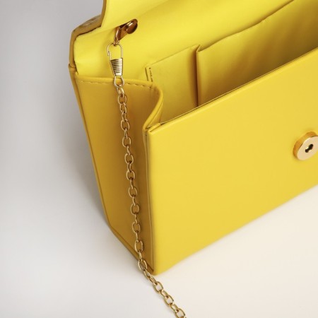 Bag-clate on magnet, yellow color-4