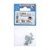 Gaika Stroybat, with a locking ring, Din985, galvanized, M4, 18 pcs