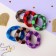 Hair gum "Tender" (set 6 pcs) squares, mix