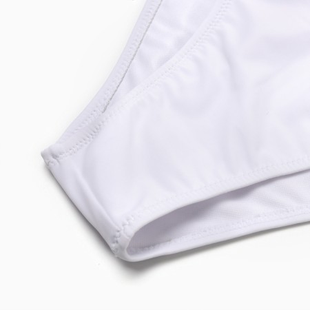 Female Separate swimsuit with minaku mesh color white, rr 48-5