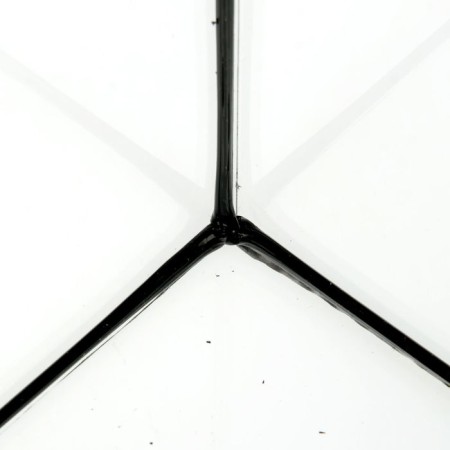 Aquarium "Panoramic" with a lid, 40 liters, 51 x 23 x 34/39 cm, black-2