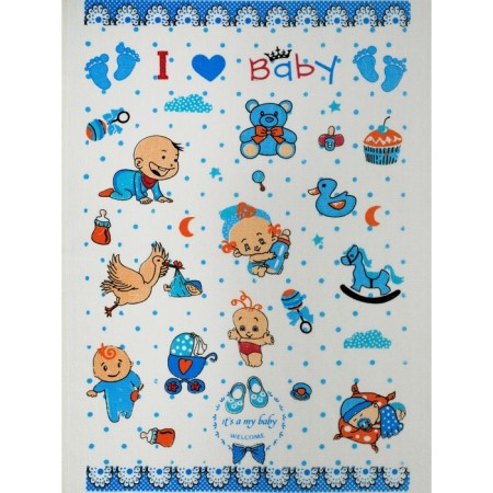 Kitchen towel Diva Afrodita Baby Boy, 360 gr, size 40x60 cm-1