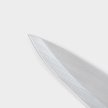 A set of kitchen knives on a stand, 8 knives, knife, scissors, green color-10