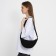 Women's bag from textiles, 30x17x6 cm, black