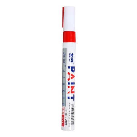 Marker-painting (varnish) Tip of bullet-shaped 4 mm, red (price per pcs)-5