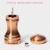 Mill for spices "Medial", 11.5 cm, copper color