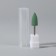 Silicone milling cutter for polishing, medium, 8 × 18 mm, in a plastic case, green color