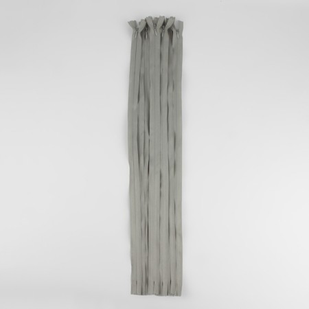 Lightning secret, No. 3, non-income, automatic lock, cotton, 60 cm, light-gray color-2