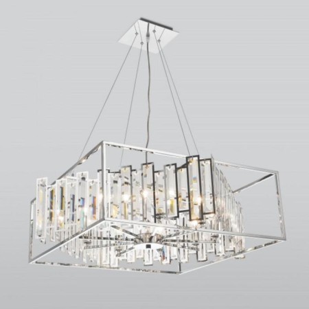 Cella chandelier, 9x60W E14, chromium color