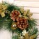 New Year's Wreath D-30 cm "Golden Light"