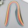 Strips for quilling 180 strips density 120 grams "colored" width 0.5 cm length 54 cm