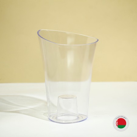 Pot for orchids, 1.3 l, 13.6 × 14.1 × 20 cm, plastic, transparent-3