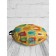 Siddle Pill "Bright Elephants", Decorative, D = 52 cm