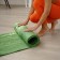 Sangh yoga rug, 183x61x0.7 cm, green color