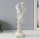 Polystone candlestick "White parrot on a branch" for metal 12.4x12.2x36 cm