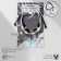 Bracelets "Demetrons" cat with a fish, color, 7 cm