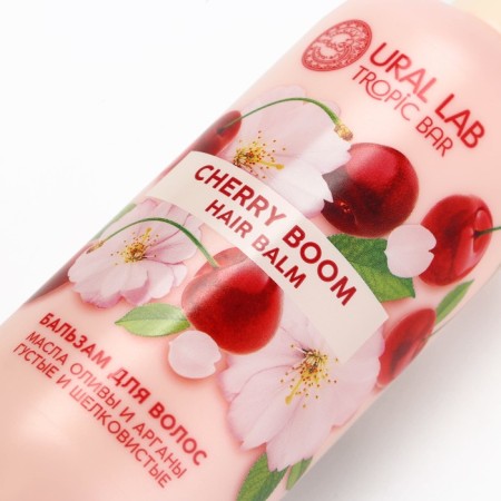 Hair balms, thick and silky, 300 ml, cherry aroma, Tropic bar by ural lab-3