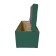 Puff with a lid and weighting, 800 × 400 × 420 mm, bingo velor, color Green