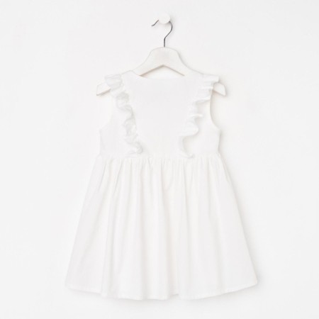 Children's dress on buttons KAFTAN, p. 34 (122-128), white-8