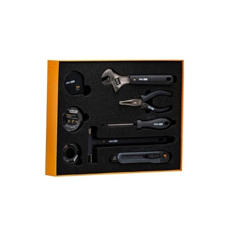 Deli manual tool "Home Series Black", CRV, 8 items-2