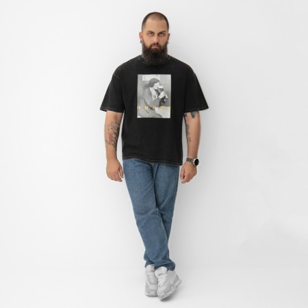 Men's T -shirt MIST "Beer" made of boiled cotton, col. black, rr m-1
