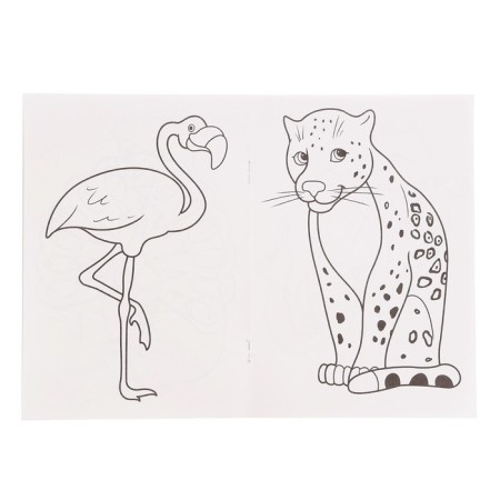Coloring "Wild Animals", A5-4