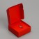 Gift box for jewelry double -sided, packaging, “red”, 7.5 x 7.5 x 3 cm